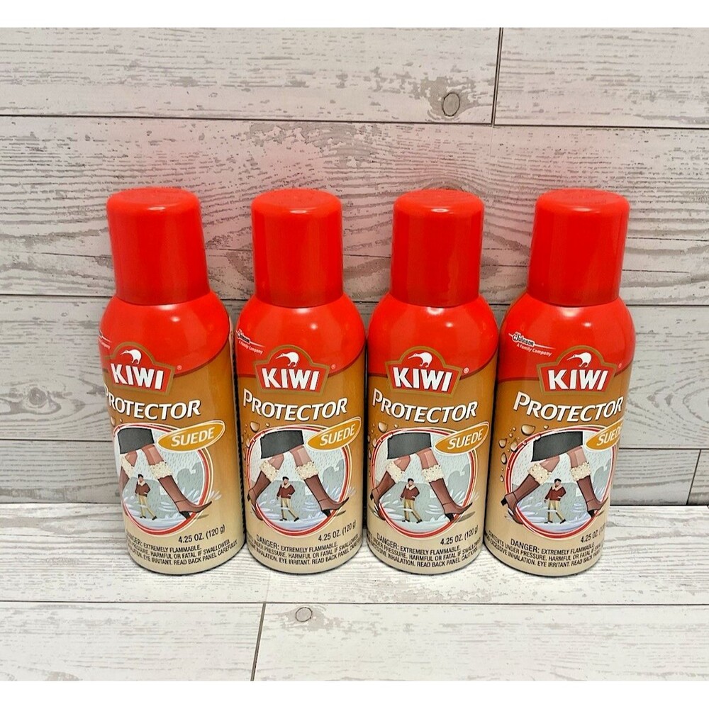 KIWI Suede Protector Spray - 4.25 Oz - Lot Of 4